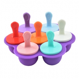 kitchen gadgets Silicone Popsicle Molds BPA Free Ice Pop Molds Storage Container for Homemade Food Kids Ice Cream DIY Pop Molds
