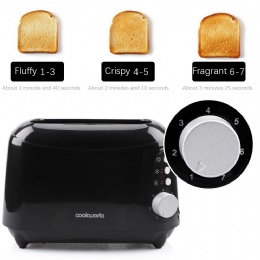 home appliance 2 slices 38mm wide slot Electric bread ovens toaster maker toaster with timer control