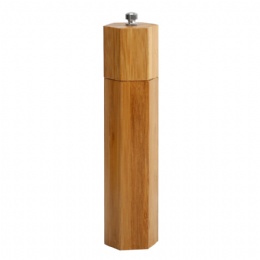 Hot Sale Adjustable Ceramic Core Wooden Bamboo Electric Salt And Pepper Grinder Mill