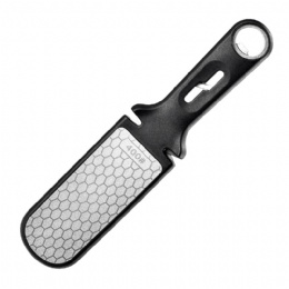 Amazon top seller 6 in 1 multifunctional double side knife sharpener Ceramic diamond grinding shears knife sharpener with opener