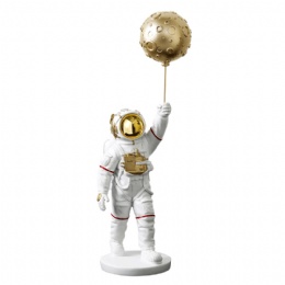 modern epoxy resin craft Astronaut Galactic Planet Living Room Ornaments Hanging Space Astronaut Crafts sculpture Wall Hanging Ornaments