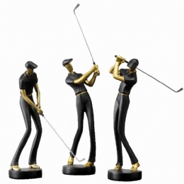 Minimalist Sculpture Golf Characters Crafts Statues Ornaments Office Living Room TV Cabinet Modern Art