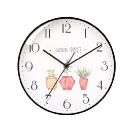 Wall Clock Non Ticking Clocks for Farmhouse Wooden Silent Living Room Dining Room Wooden House Decoration Battery opened