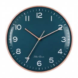 Home Decoration Simple Round Design Cheap Plastic Wall Clock