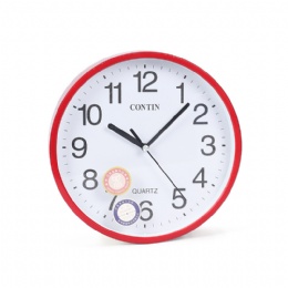 Wall Clocks Needle Indoor Plastic Accurate Silent Hanging Ornament Round Home Decoration Cheap Plastic wall clocks