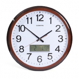 Home Decoration Simple Round Design 10 inch Cheap Plastic Wall Clock