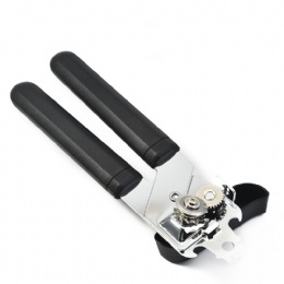 Can Opener Non-slip Soft Handle Stainless Steel Manual Can Opener