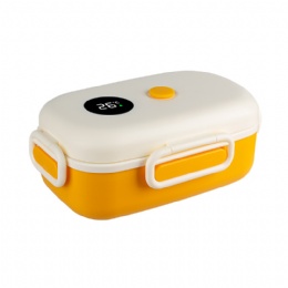 1100ml Leakproof Insulated Bento Box Lunch Box Thermal Lunch Box with Temperature Display and Heat Release Valve