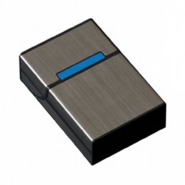 Wholesale Pure Color aluminum alloy Smoking Case Custom Dispenser Display Cigarette Case Box