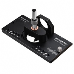 Concealed Hinge Jig All Metal with Dust Vacuum Adapter Concealed Door Hinge Jig 35mm Cabinet Hinge Hole Drilling Jig