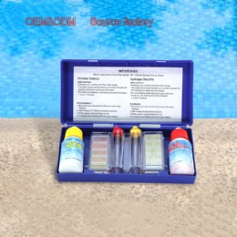 Source Factory Swimming Pool Testing Equipment PH Detection Box Water Testing Box Water Residual Chlorine Box OTO