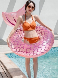 Source Factory Thickened Fish Tail Swim Ring Adult and Child Life buoy Rings Armpit Rings