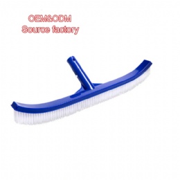 Source Factory Swimming Pool 18 inch Cleaning Rubber Brush Swimming Pool Cleaning Supplies Swimming Pool Rubber Floor Brush